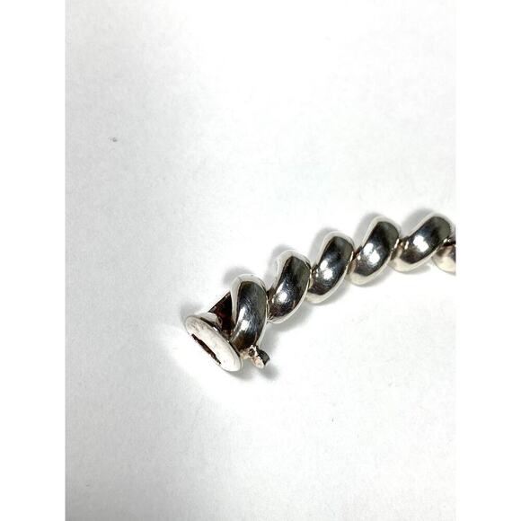 925 Italy Sterling Silver Bracelet Tennis 20.87g 7.5” - Picture 11 of 15